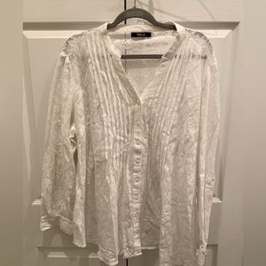 Style & Co. Off white lace tunic. Size 1X